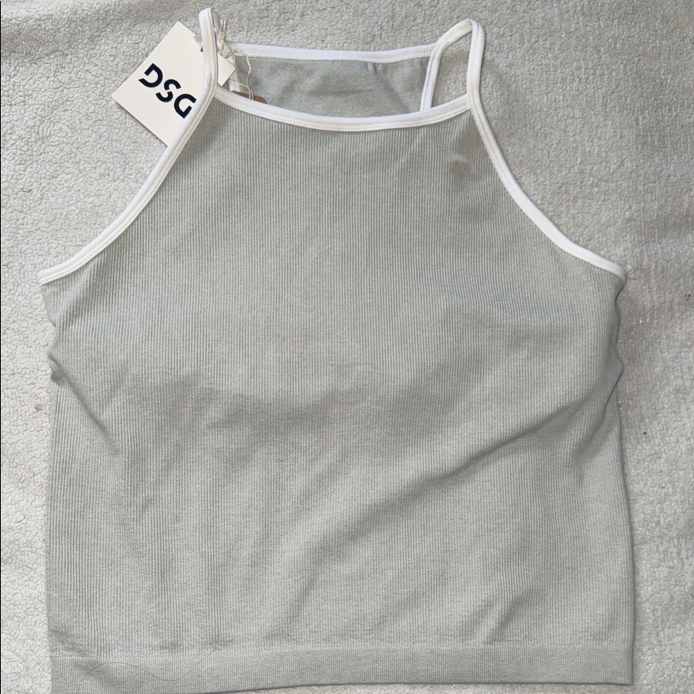 DSG Momentum Seamless Cami Women's Light Heater Gray Tank Top